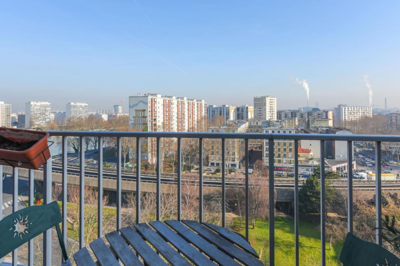 Appartement Jaures Vue Sur La Seine - Welkeys Clichy Exterior foto