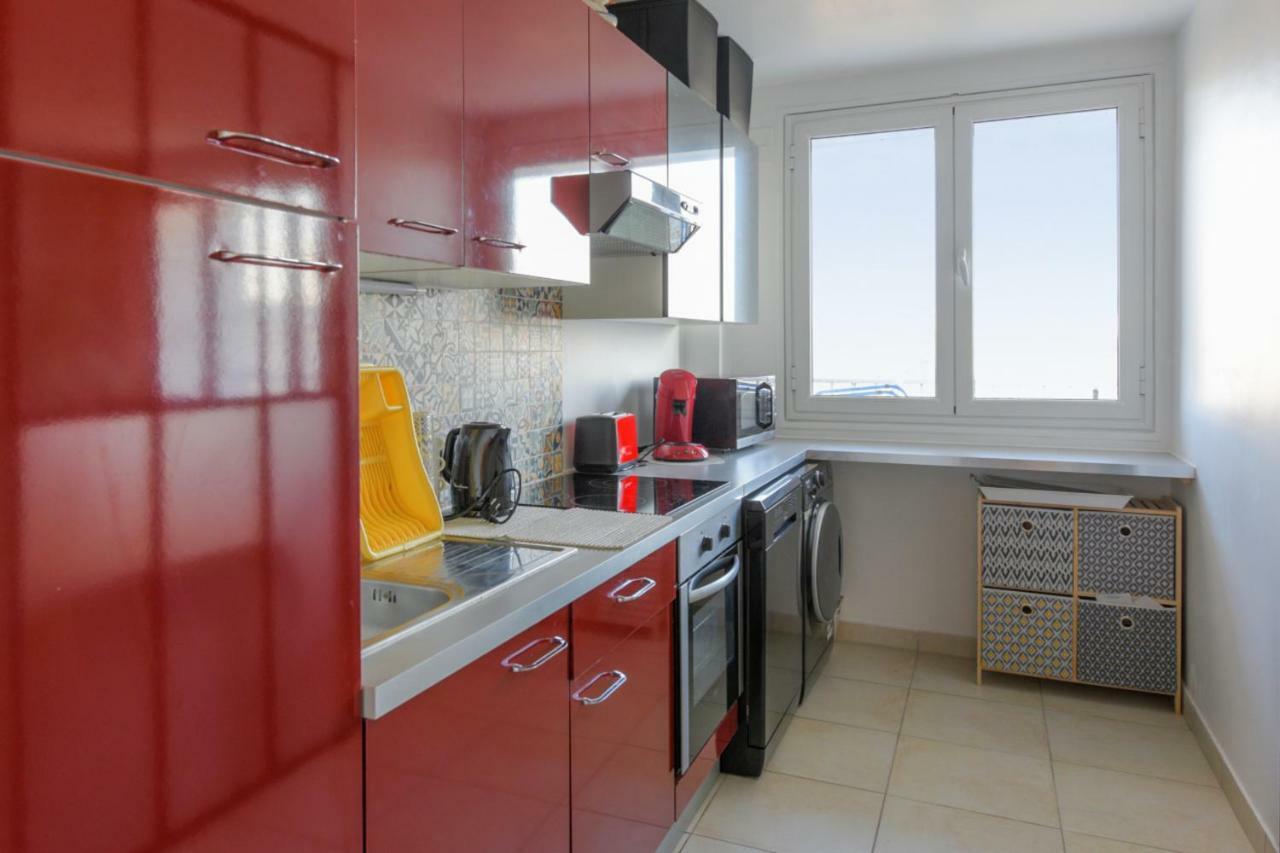 Appartement Jaures Vue Sur La Seine - Welkeys Clichy Exterior foto